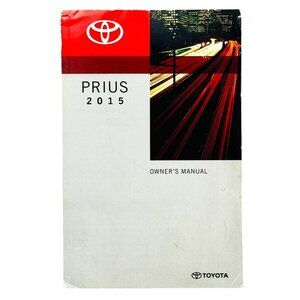 Toyota Prius 2015 Owners Manual OEM Guide Reference Book